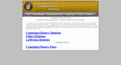Desktop Screenshot of domino.ethics.state.la.us