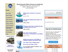Tablet Screenshot of mwra.state.ma.us