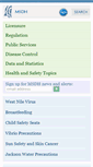 Mobile Screenshot of msdh.state.ms.us