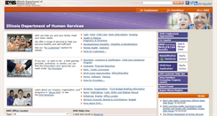 Desktop Screenshot of dhs.state.il.us