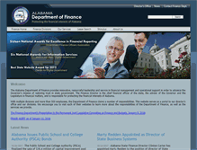 Tablet Screenshot of finance.state.al.us