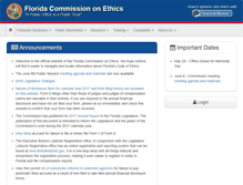 Tablet Screenshot of ethics.state.fl.us