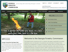 Tablet Screenshot of gfc.state.ga.us