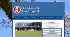 Desktop Screenshot of emsh.state.ms.us