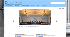 Desktop Screenshot of judiciary.state.nj.us