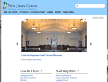 Tablet Screenshot of judiciary.state.nj.us