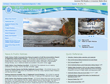 Tablet Screenshot of highlands.state.nj.us