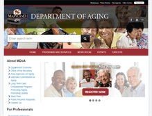 Tablet Screenshot of mdoa.state.md.us