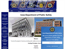 Tablet Screenshot of dps.state.ia.us