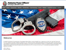 Tablet Screenshot of apoabf.state.al.us