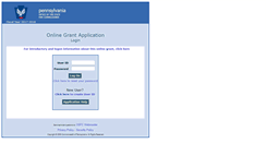 Desktop Screenshot of osfcegrants.state.pa.us