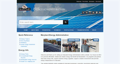 Desktop Screenshot of energy.state.md.us