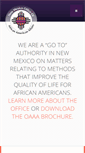 Mobile Screenshot of oaaa.state.nm.us