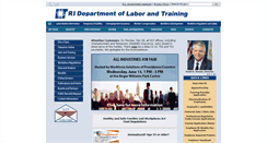 Desktop Screenshot of dlt.state.ri.us