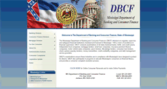 Desktop Screenshot of dbcf.state.ms.us