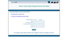 Tablet Screenshot of dbr.labor.state.ny.us