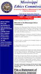 Mobile Screenshot of ethics.state.ms.us