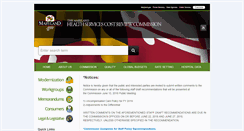 Desktop Screenshot of hscrc.state.md.us