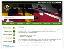 Tablet Screenshot of hscrc.state.md.us