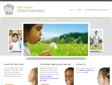 Tablet Screenshot of childprotection.state.pa.us