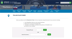 Desktop Screenshot of pollfinder.sos.state.mn.us
