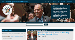 Desktop Screenshot of doj.state.wi.us