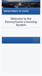 Mobile Screenshot of mylicense.state.pa.us