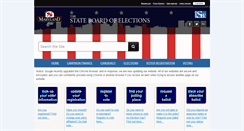 Desktop Screenshot of elections.state.md.us