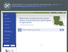Tablet Screenshot of ldaf.state.la.us