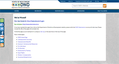 Desktop Screenshot of dwd.state.wi.us