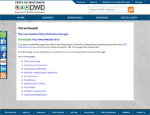 Tablet Screenshot of dwd.state.wi.us