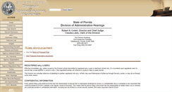 Desktop Screenshot of doah.state.fl.us