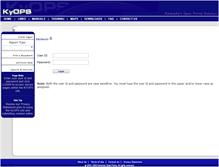 Tablet Screenshot of kycrash.state.ky.us