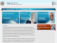 Tablet Screenshot of jsas.state.gov
