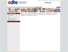 Tablet Screenshot of gateway.cdhs.state.co.us