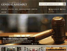 Tablet Screenshot of legislature.state.tn.us