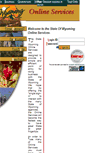 Mobile Screenshot of egov.state.wy.us