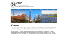 Desktop Screenshot of opc.state.tx.us