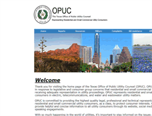 Tablet Screenshot of opc.state.tx.us
