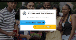 Desktop Screenshot of exchanges.state.gov