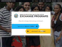 Tablet Screenshot of exchanges.state.gov
