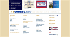 Desktop Screenshot of courts.state.ny.us