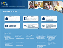 Tablet Screenshot of hcsis.state.pa.us