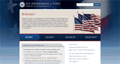 Desktop Screenshot of foia.state.gov