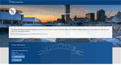 Desktop Screenshot of eab.state.wi.us