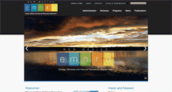Desktop Screenshot of emnrd.state.nm.us