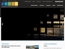 Tablet Screenshot of emnrd.state.nm.us