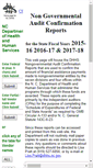 Mobile Screenshot of ngaudit.dhhs.state.nc.us