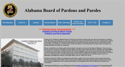 Desktop Screenshot of pardons.state.al.us