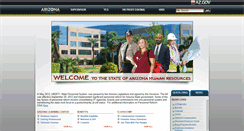 Desktop Screenshot of hr.state.az.us